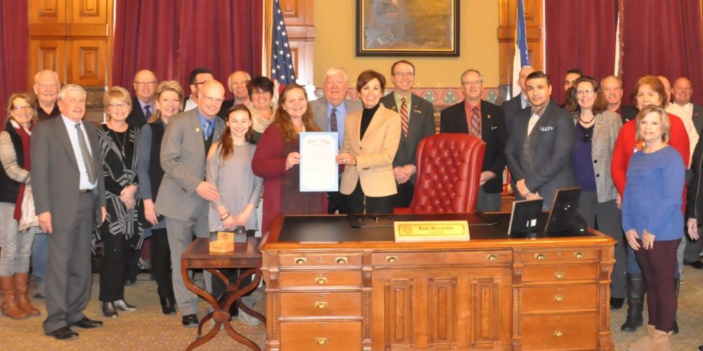 President Trump, Gov. Reynolds sign proclamations of religious freedom