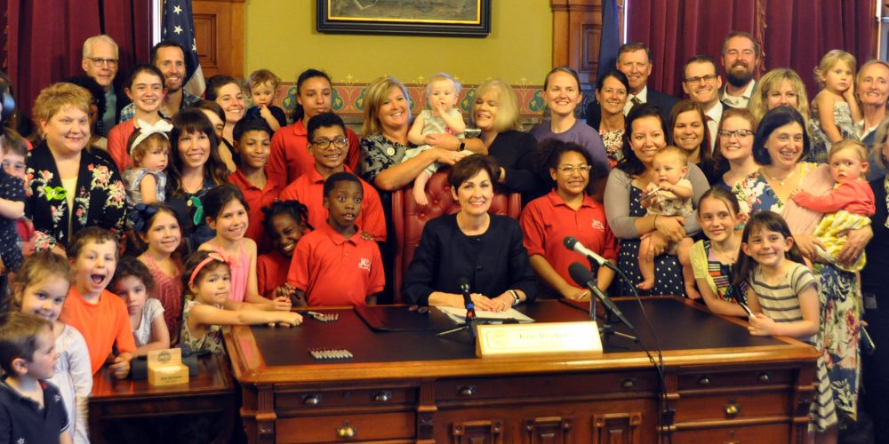 Watch Gov. Reynolds sign Heartbeat into law