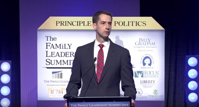 WATCH: Sen. Tom Cotton defends religious liberty