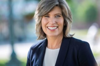 U.S. Sen. Joni Ernst talks to Iowa pastors